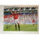 Signed photo of Michael Owen the Manchester United footballer. 